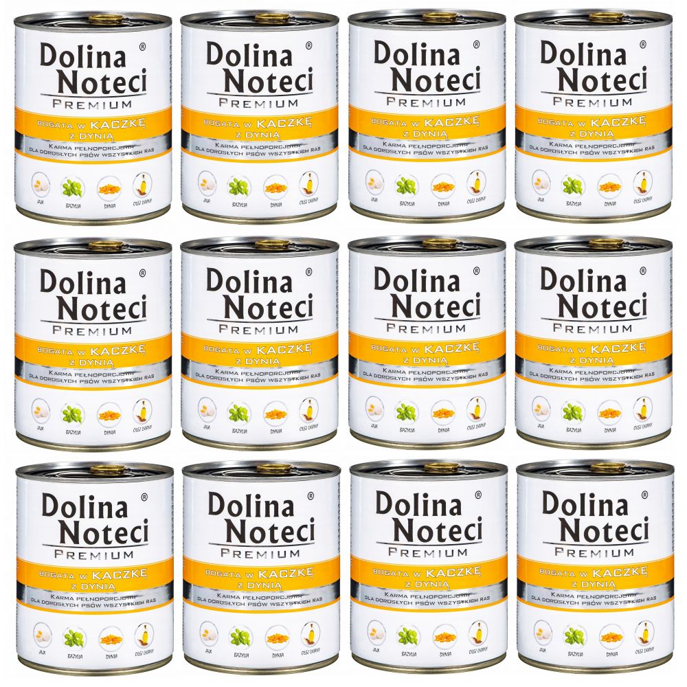 Pakiet Dolina Noteci Premium Bogata w Kaczkę z Dynią 12 x 400 g