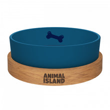 Animal Island Szklana Miska Dla Psa Rozmiar M 1300 ml Niebieska