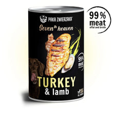 Paka Zwierzaka Seventh Heaven Indyk z Jagnięciną Mokra Karma Dla Psa 400 g