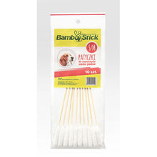 Bamboostick Patyczki Do Czyszczenia Uszu S/M  10 sztuk