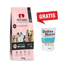 Pakiet Petner Z Jagnięciną dla dorosłych psów olbrzymich ras 12 Kg + Dolina Noteci Premium Bogata w Jagnięcinę 500 G