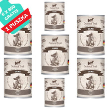 Natural Trail Dziczyzna  Bezzbożowa 6 x 800 g + 1 gratis