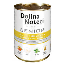Dolina Noteci Premium z Kurczakiem Marchewką i Bazylią Senior 400 g