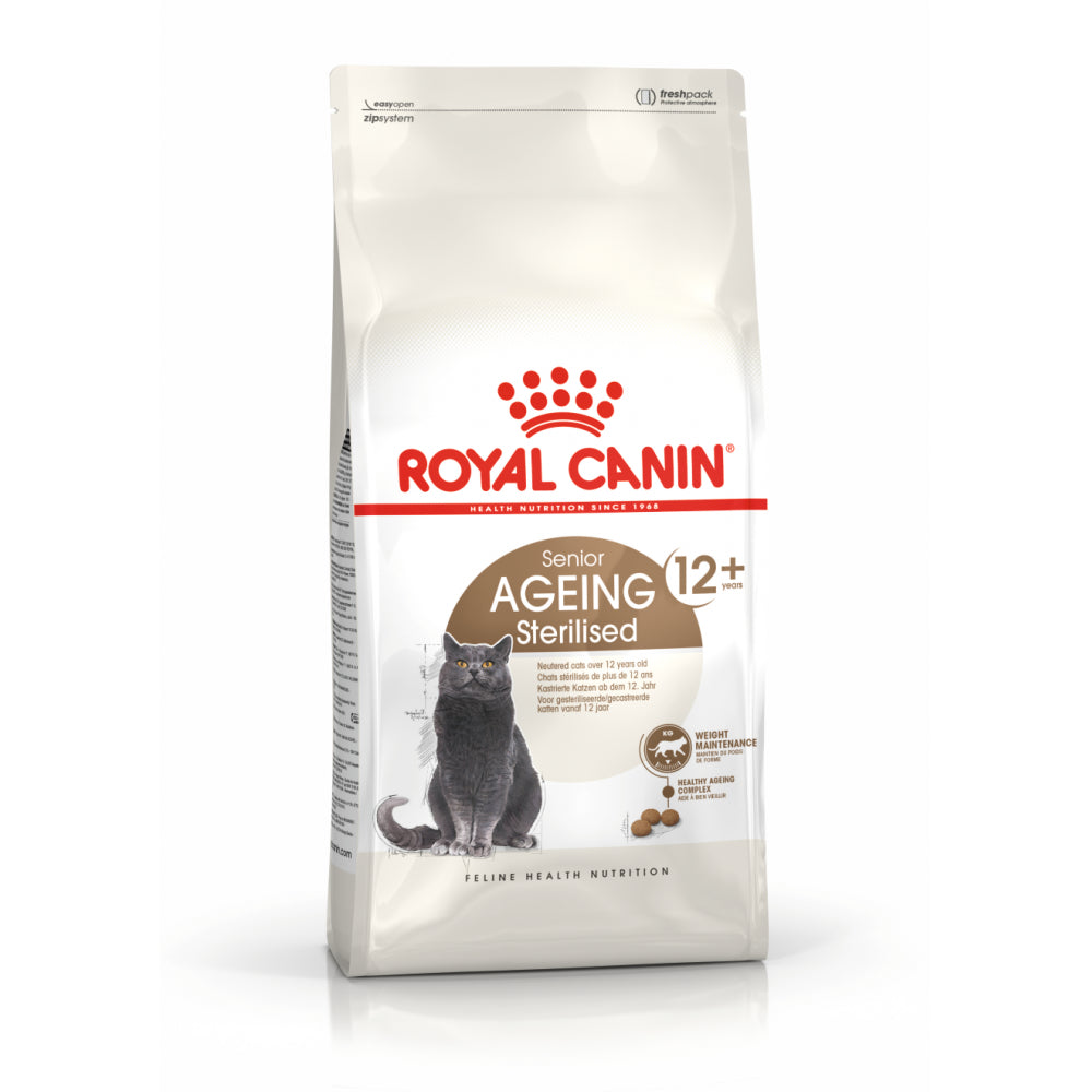ROYAL CANIN Ageing Sterilised +12 4kg karma sucha dla kotów dojrzałych, sterylizowanych