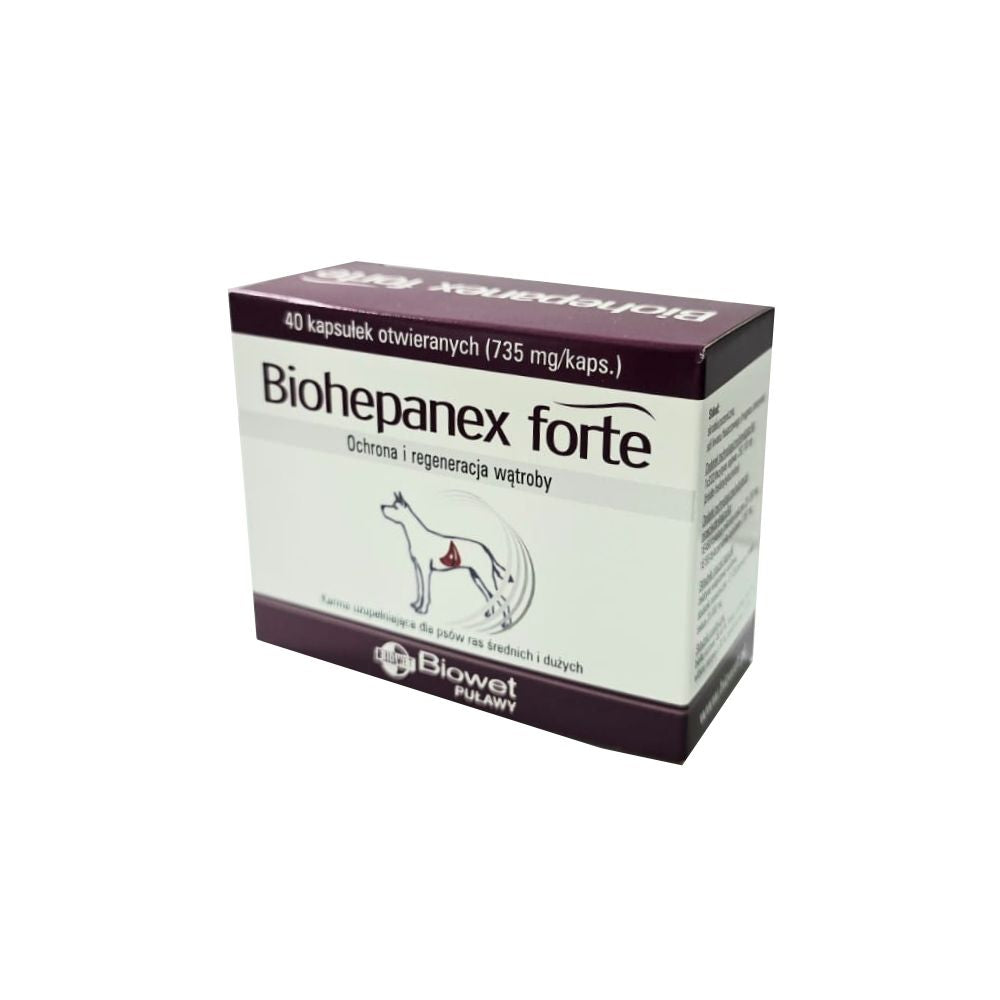 Biowet Biohepanex Forte Wspomaganie Wątroby 45 Kapsułek
