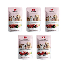 Pakiet Petner Bezzbożowa Karma Dla Dorosłych Psów z Jagnięciną i Żurawiną 5 x 500 g