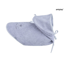 AmiPlay Pelerynka Kąpielowa Dla Psa Spa Szara 35 cm