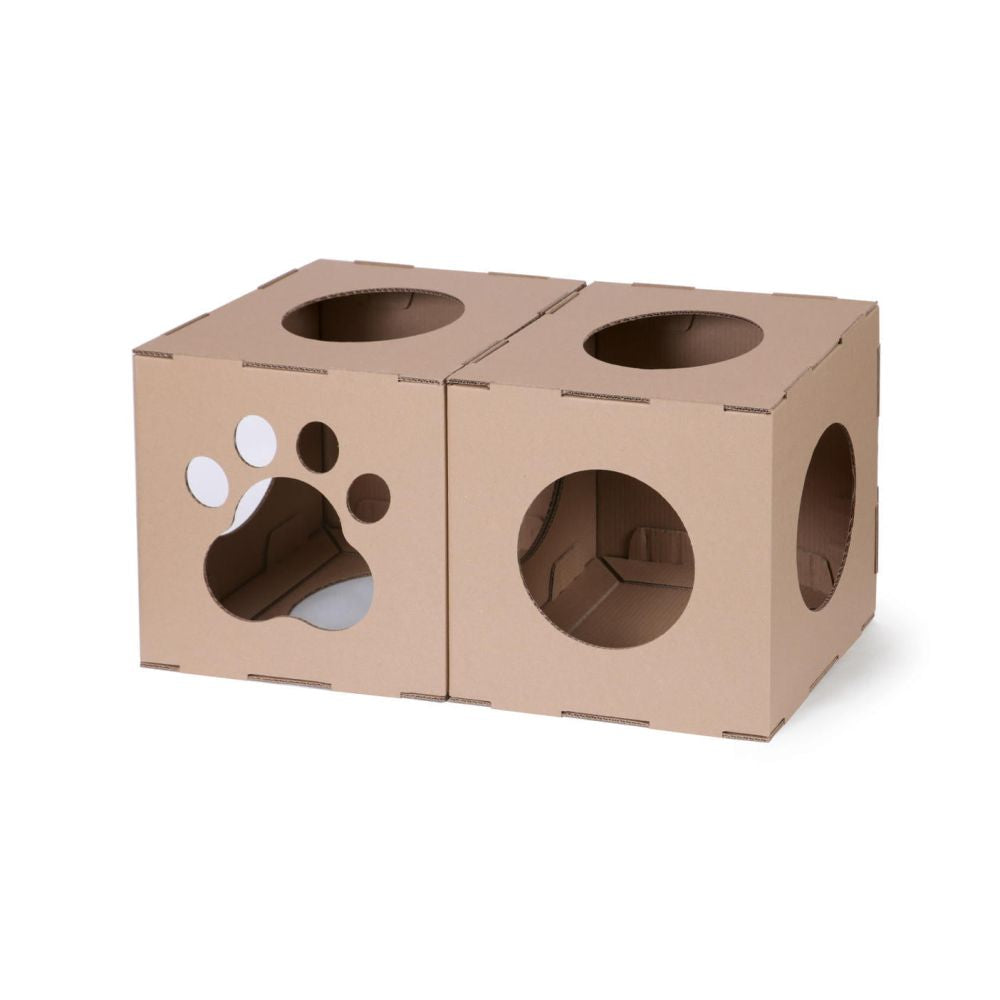 Carton+pets Twins dwa moduły z kartonu