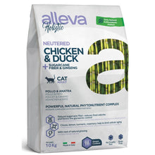 Alleva Holistic Sucha Karma Dla Kotów Wykastrowanych Lub Żyjących Na Stałe W Domu Z Kurczakiem I Kaczką 10 kg