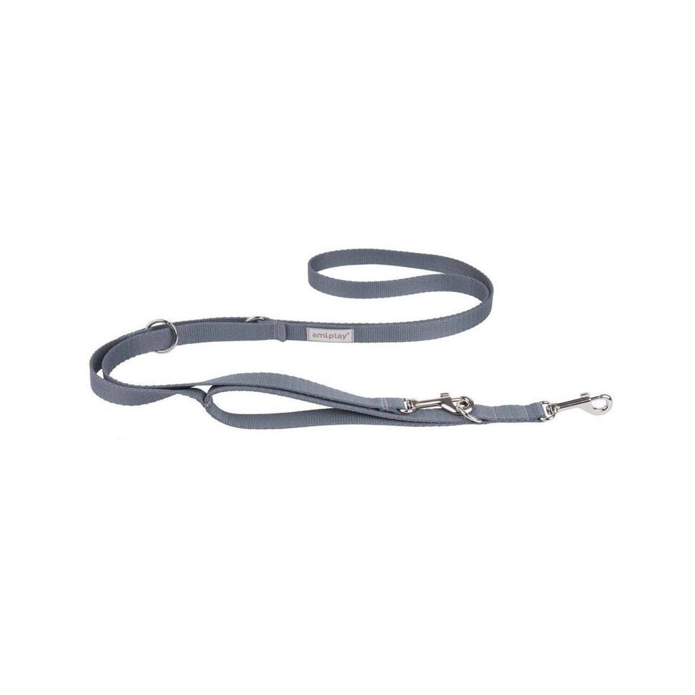 Amiplay Smycz Regulowana 7w1 Samba Rozmiar M 100-200 cm Szara