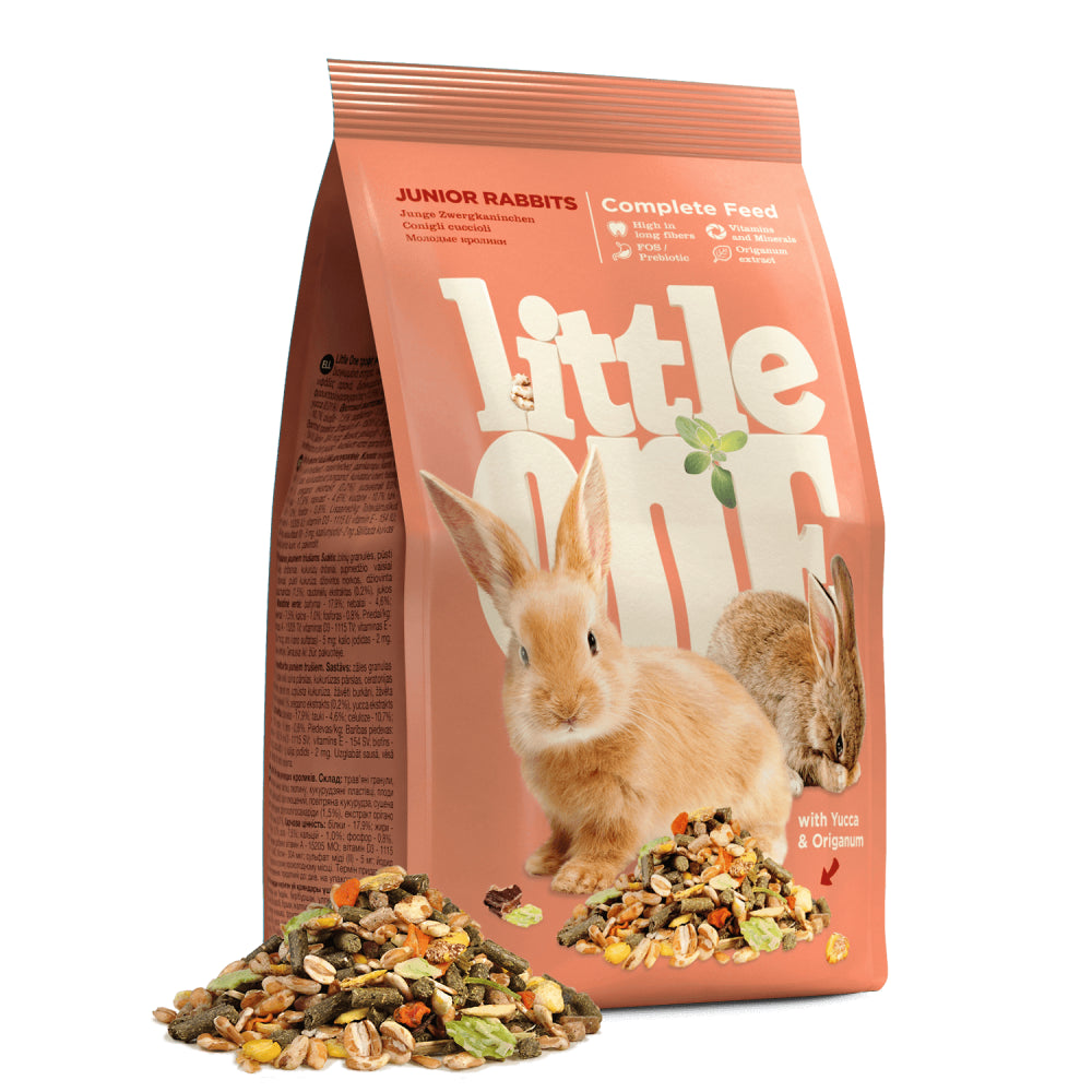 Little One Pokarm Dla Młodych Królików z Ekstraktem z Juki i Oregano 400 g