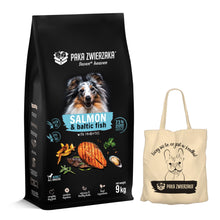 Pakiet Paka Zwierzaka Seventh Heaven Salmon&Baltic Fish Sucha Karma Dla Dorosłych Psów Łosoś Z Rybami Bałtyckimi 9 kg + Torba Bawełniana GRATIS!