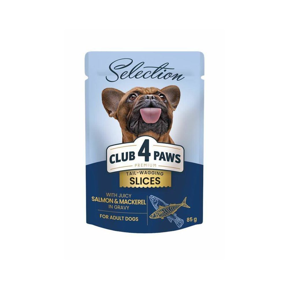 Club 4 Paws Mokra Karma Dla Dorosłych Psów Małych Ras Łosoś Z Makrelą W Sosie 85 g