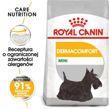 ROYAL CANIN CCN Mini Dermacomfort Karma Sucha Dla Psów Dorosłych Ras Małych O Wrażliwej Skórze Skłonnej Do Podrażnień 1 kg