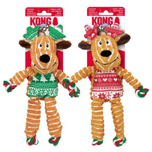 Kong Holiday Floppy Knots Reindeer Zabawka Świąteczna Dla Psa Rozmiar S/M