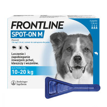 Frontline Spot-On dla Psów Średnich Ras 10 - 20 kg M 3 Pipety