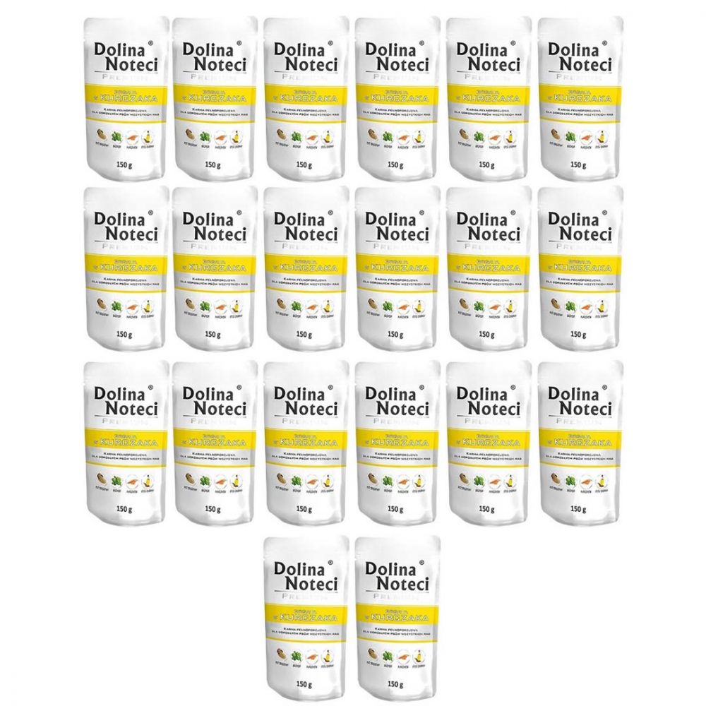 PAKIET FBA Dolina Noteci Premium Kurczak 150 g X 20