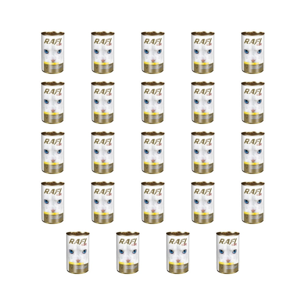 Pakiet Dolina Noteci Rafi Cat z Kawałkami Kurczaka w Sosie 24 x 415 g