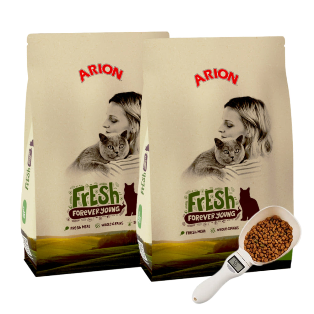 Pakiet Arion Fresh Adult Cat Sucha Karma Dla Kotów 2 x 12 kg + Miarka z wagą do pokarmu GRATIS!