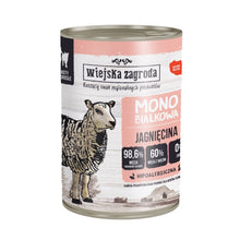 Wiejska Zagroda Monoproteinowa Mokra Karma Dla Dorosłych Kotów Jagnięcina 400 g