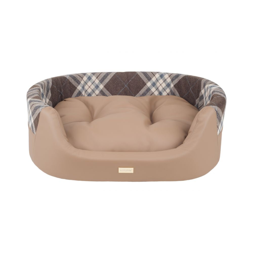Amiplay Legowisko Elipsa 2 in 1 Kent Dla Psa Rozmiar L Beżowe