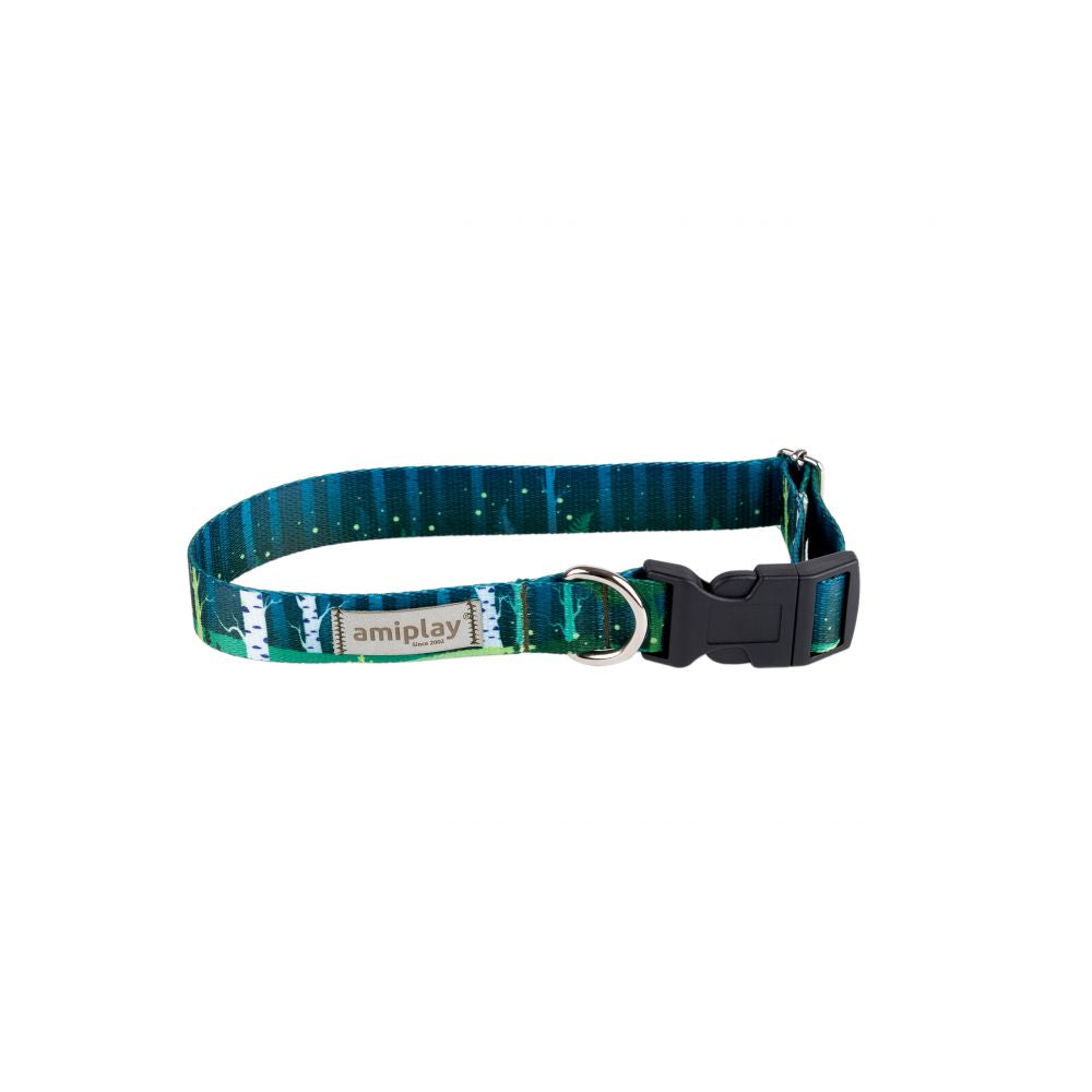 Amiplay Obroża Regulowana BeNature Forest Rozmiar L