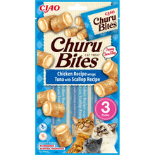Inaba Cat Churu Bites Kurczak z Tuńczykiem i Przegrzebki Przysmak Dla Kota 3 x 10 g