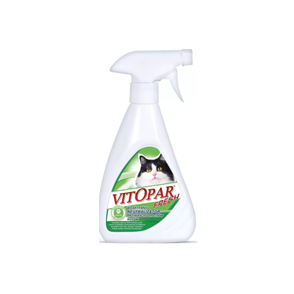 Vitopar Fresh Dla Kota To Bioaktywny Neutralizator Przykrych Kocich Zapachów 500 ml