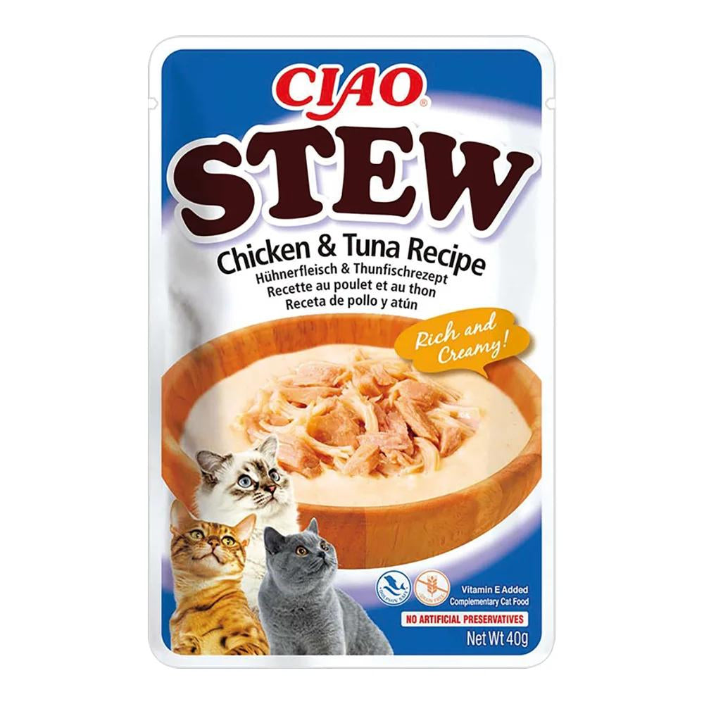 INABA Ciao Cat gulasz kurczak i tuńczyk 40g