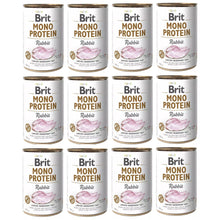 Pakiet Brit Mono Protein Rabbit Królik Mokra Karma Dla Psa 12 x 400 g