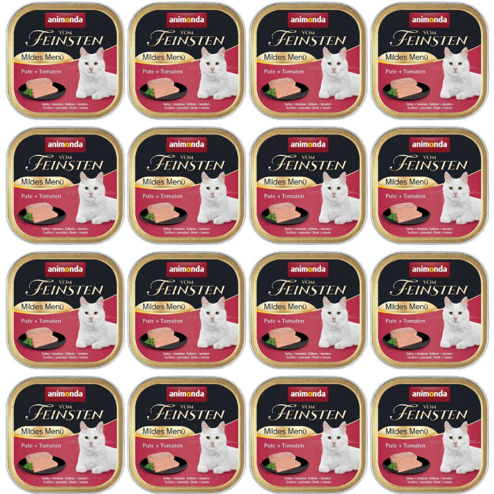 Pakiet Animonda Vom Feinsten Indyk z Pomidorami Castrated Cats 16 x 100 g