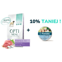 Pakiet Optimeal dla Małych Ras z Kaczką 12,5 kg + Foresto dla Kota i Psa poniżej 8 kg 10% TANIEJ