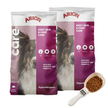 Pakiet Arion Care Hypoallergenic Sucha Hipoalergiczna Karma Dla Dorosłych Psów Z Łososiem 2 x 12 kg + Miarka z wagą do pokarmu GRATIS!