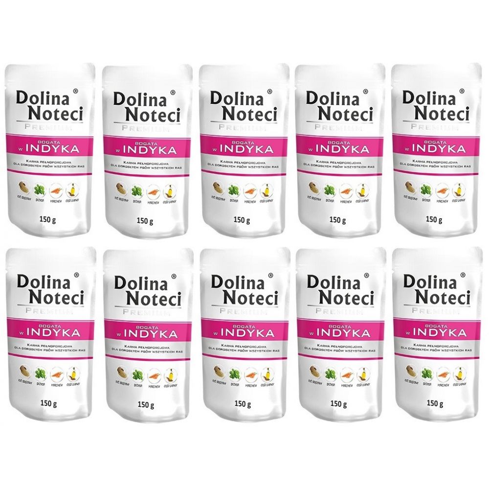 Pakiet Dolina Noteci Premium Bogata w Indyka 10 x 150 g