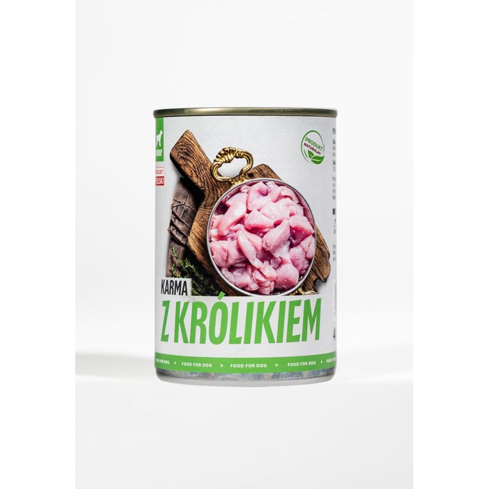 Bult Tuf Tuf Mokra Karma Dla Psa Mielonka z Królikiem 800 g