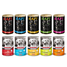 Pakiet Dolina Noteci Rafi Mokra Karma Dla Psa Mix Smaków 5 x 1240 g i Morando 5 x 1250 g