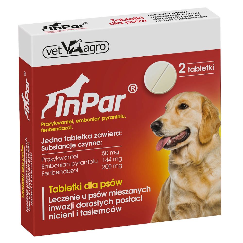 Vet Agro InPar Dla Psa 2 Tabletki