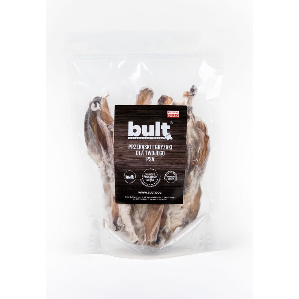 Bult Ucho Królika z Futrem Przysmak Dla Psa 20 sztuk