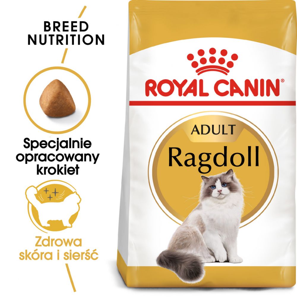 ROYAL CANIN Ragdoll Adult Karma Sucha Dla Kotów Dorosłych Rasy Ragdoll 400 g