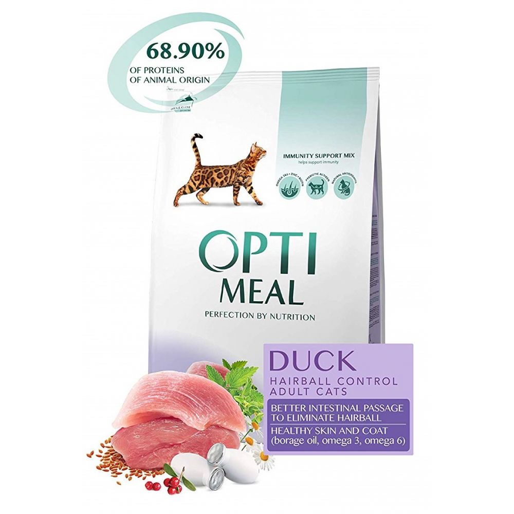Optimeal Z Kaczką Hairball Control 10 kg