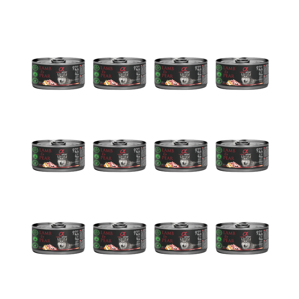 Pakiet Alpha Spirit Jagnięcina z Gruszką 12 x 150 g