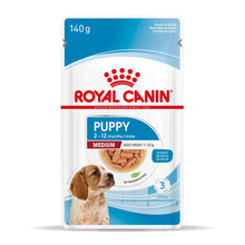ROYAL CANIN Medium Puppy 140g karma mokra w sosie dla szczeniąt do 12 miesiąca, ras średnich