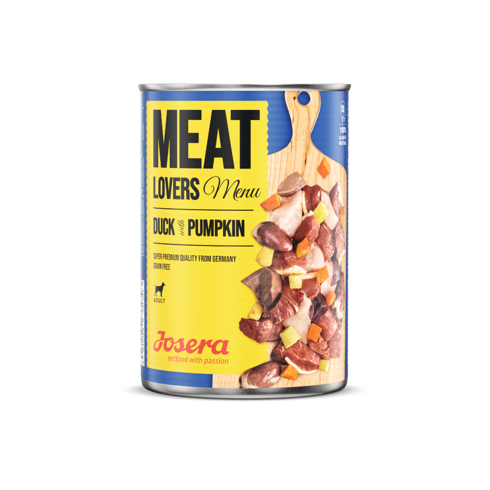Josera MeatLovers Menu Mokra Karma Dla Dorosłych Psów z Kaczką i Dynią 800 g