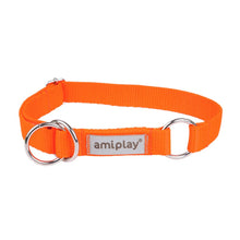 Amiplay Obroża półzaciskowa Samba M Pomarańczowy