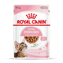 ROYAL CANIN Kitten Sterilised 85g karma mokra w sosie dla kociąt do 12 miesiąca życia, sterylizowanych