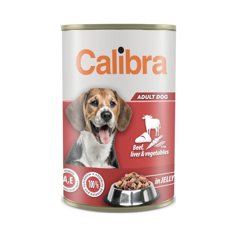 CALIBRA Dog Beef Liver and Vegetables 1240g puszka