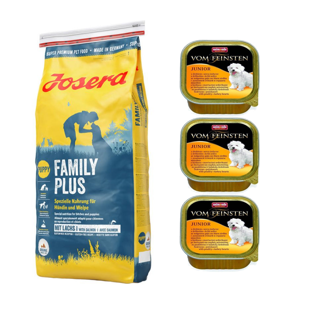 Pakiet Josera Family Plus 15 KG + 3 GRATISY od Animondy