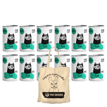 Pakiet Paka Zwierzaka Pepe Mokra Karma Dla Psa Ryby 12 x 400 g + Torba Bawełniana GRATIS!