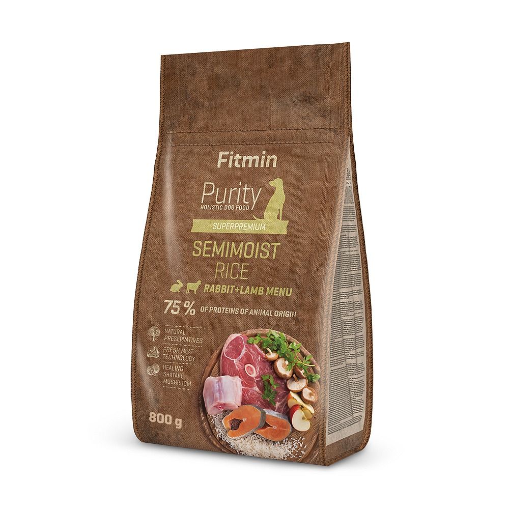 Fitmin Dog Purity Rice Semimoist Rabbit&Lamb 800 g