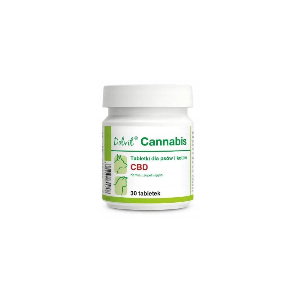 DOLFOS Dolvit Cannabis 30 tabletek CBD dla psa i kota
